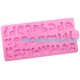 Bubble Pattern Alphabet Mold