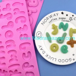Bubble Pattern Alphabet Mold