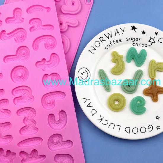 Bubble Pattern Alphabet Mold