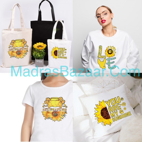 Sunflower Love Heat transfer Sheet Sunflower Love Heat transfer Sheet