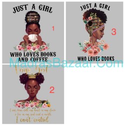 Women Word Heat Transfer Sheet