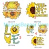 Sunflower Love Heat transfer Sheet