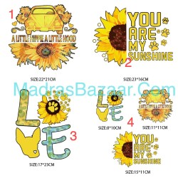 Sunflower Love Heat transfer Sheet