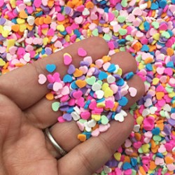 Clay Heart Sprinkle