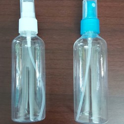 100ml Mini Plastic Transparent Small Empty Spray Bottle 