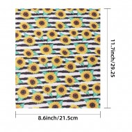 Sunflower Faux Leather