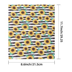 Sunflower Faux Leather