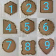 MDF Rim Coaster