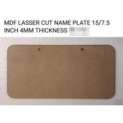 MDF Name plate