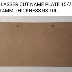 MDF Name plate