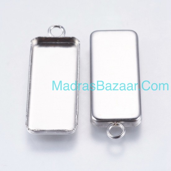 Rectangle Stainless Steel Bezel