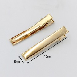 Gold Alligator Hairpin