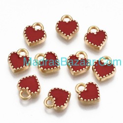 Red Enamel Heart