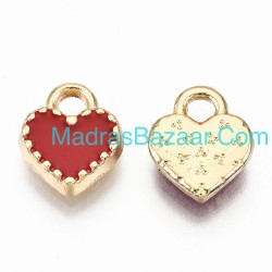 Red Enamel Heart