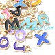 Mixed Alphabet Enamel Charm