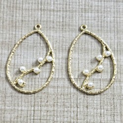 Light Gold Teardrop