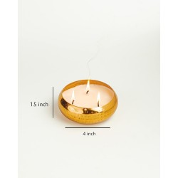 Hammered Urli For candle Making
