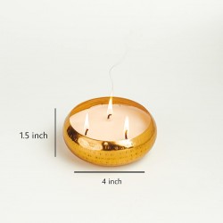 Hammered Urli For candle Making