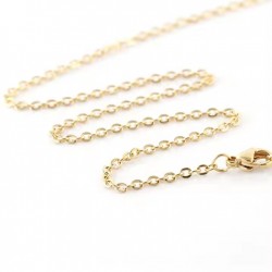 Gold Stainless Steel Chain Necklace