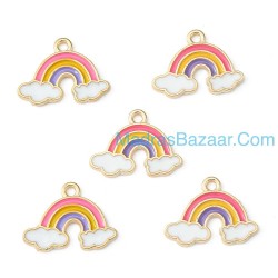 Rainbow Enamel Charm