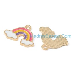 Rainbow Enamel Charm