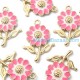 HotPink Sunflower Charm