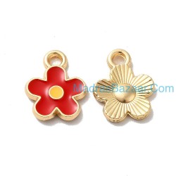 Flower Enamel Charm