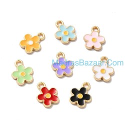 Flower Enamel Charm