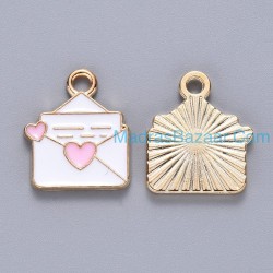 Envelope with heart Charm