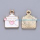 Envelope with heart Charm