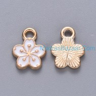 White Enamel Flower