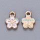White Enamel Flower