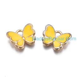 Alloy Metal Butterfly Charm