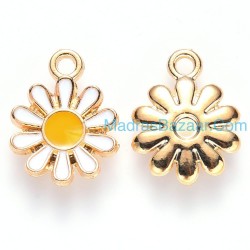 White Flower Charm