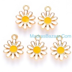 White Flower Charm