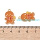 Ginger Bread Enamel Charm