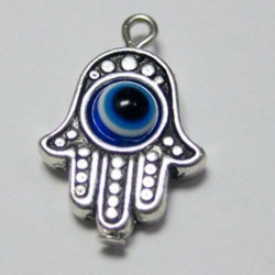 EVIL EYE Hamsa Hand Pendant