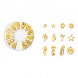 Metal Sea Shell Starfish