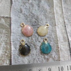 Shell Enamel Charms 