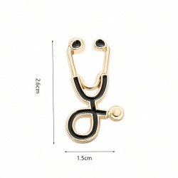 Stethoscope Brooch Pin