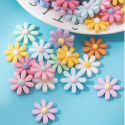 Daisy Flower Resin Flatback