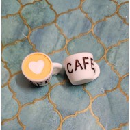 White Coffee Cup 