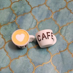 White Coffee Cup 
