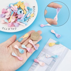 Resin Spoon Fork Charms