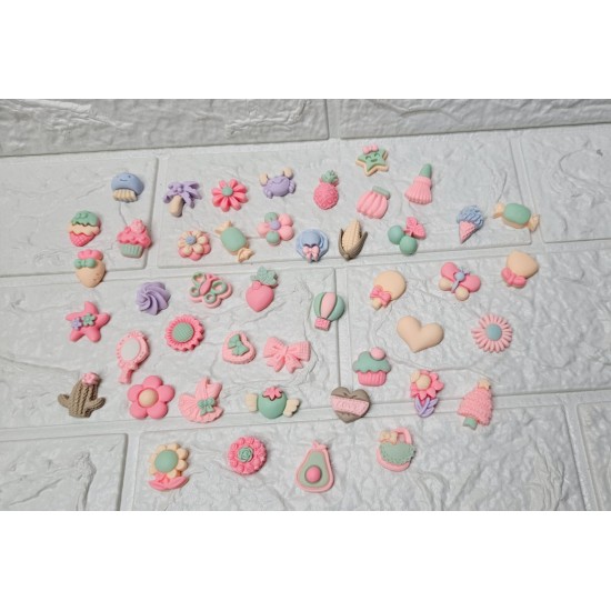 Opaque  Mixed Shapes Charm