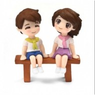 Girl and Boy on Bench
