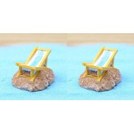 Beach chair yellow