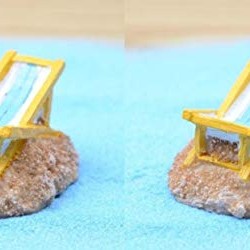 Beach chair yellow