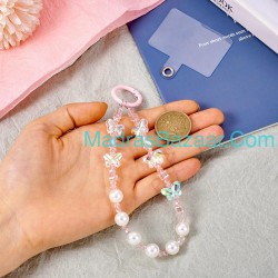 Cute Mobile Strap with Butterflies