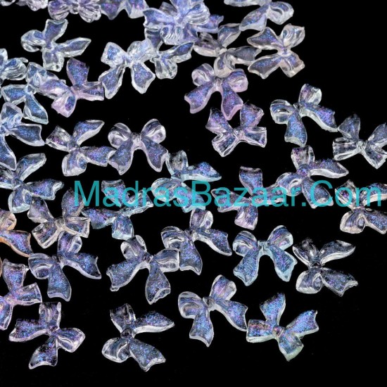 Transparent Bow Flatback Transparent Bow Flatback